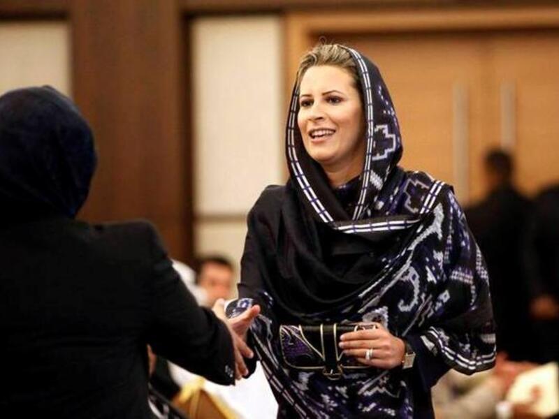 Stil, she is not to be seen now, aiding and abetting her husband’s downfall, or propping him up. Reputedly e a tall, stunning woman once, like daughter. All of the Gaddafi children have  income from the National Oil Company.