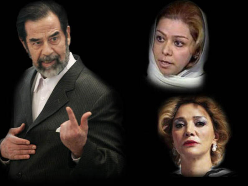 ساجدة طلفاح وسميرة شهبندر زوجتا صدام حسين