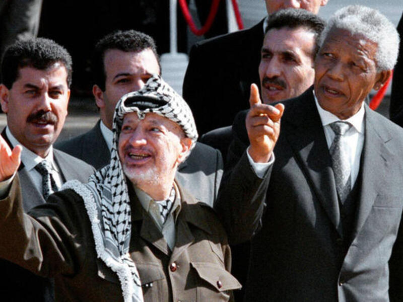 nelson mandela yasser arafat