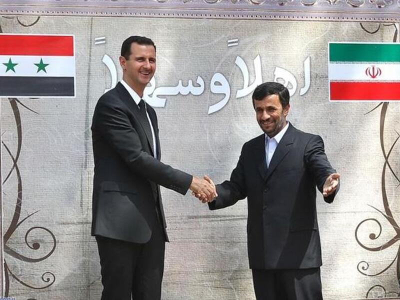 Syria's Bashar al Assad and Ahmadinijad 