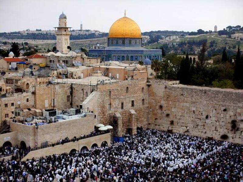 Jerusalem's famous sky line with Dome of Rock