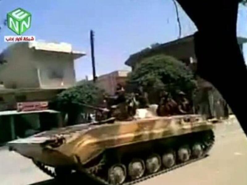 Syria: Kafr Nabl, of Idlib district. More a war-zone this Ramadan, Syria is seeing more tanks than Ramadan revelry. 