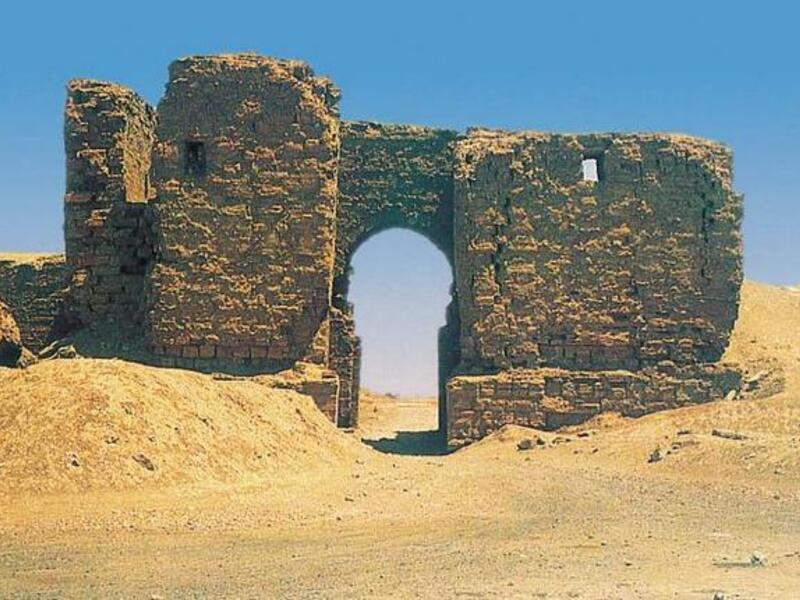 Dura Europos in syria looted.