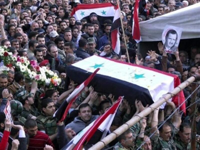 Tartus: April 26, 2011, the funeral of Syrian Ahmed Ali Muhammad in the village of Hamush Ruslan. In the town or village, communal gatherings as funerals can ignite a whole community in no time.