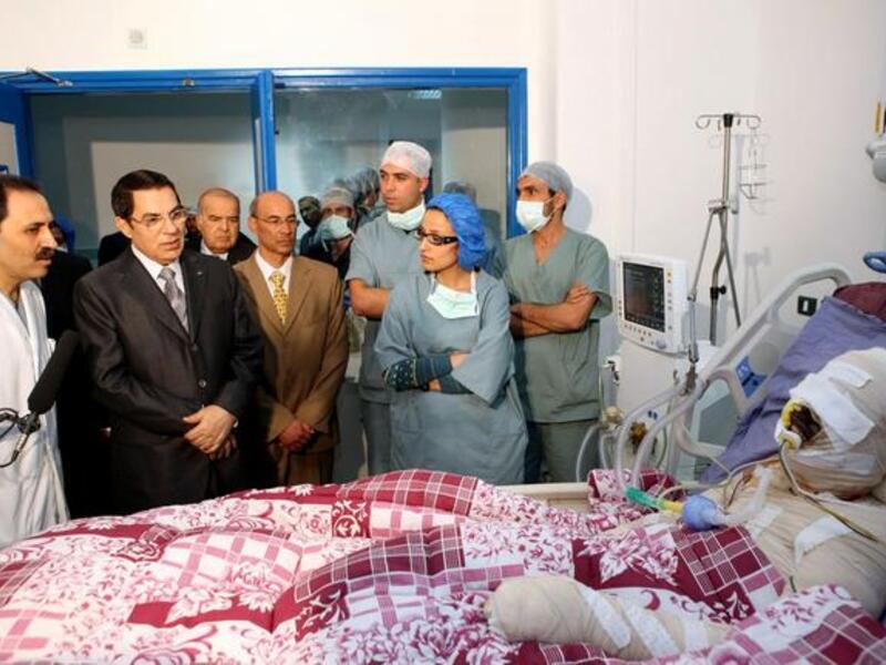 This frustrated fruit-seller lacking the power to change his life, ended up in death unwittingly changing lives, not least those of pugnacious rulers. His vexation was felt in the highest ranks of power. His spark was seen far & wide; he did not sacrifice in vain. Ben Ali's deathbed visit was a last-ditch attempt to appease after weak speeches.