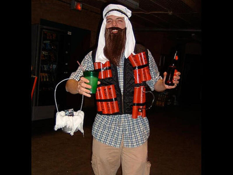 Suicide bomber costume dress-up