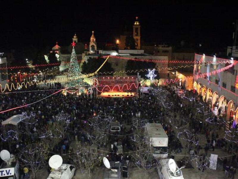 At this time of year, Palestine's Hebron is lit up like a Christmas tree