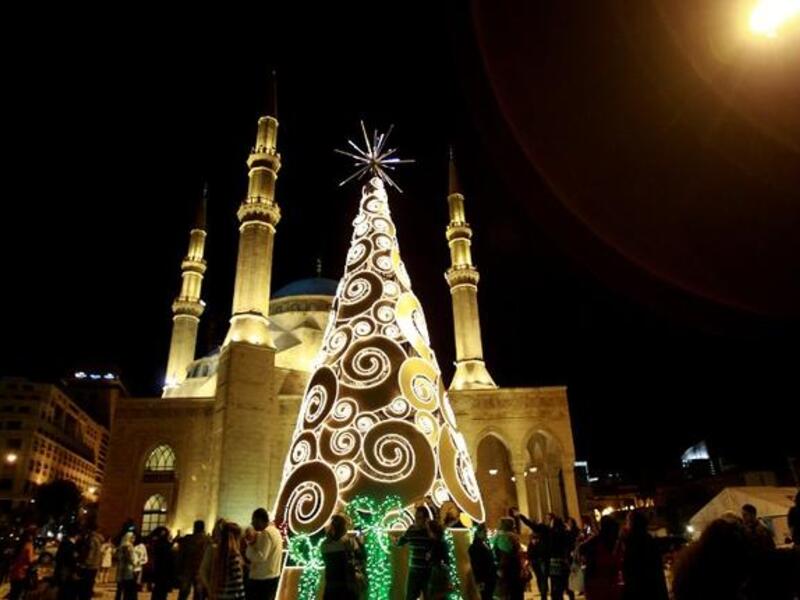 Lebanon and the juxtaposition between Muslim and Christian and Christmas