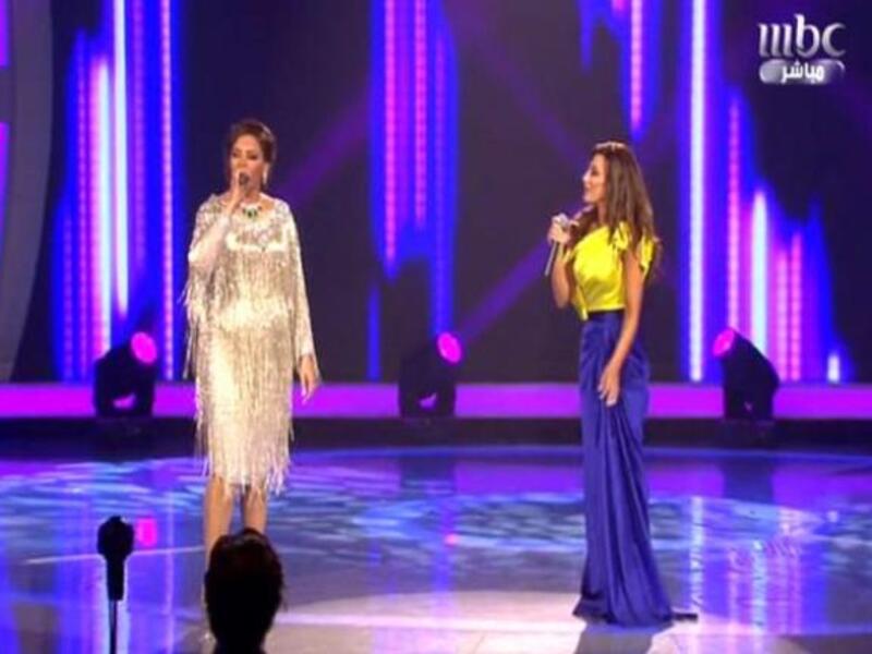 نجوى كرم وأحلام على مسرح عرب أيدول