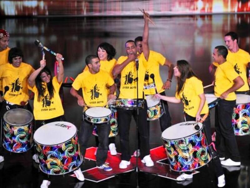 Overboys drumming squad: Arabs Got Talent