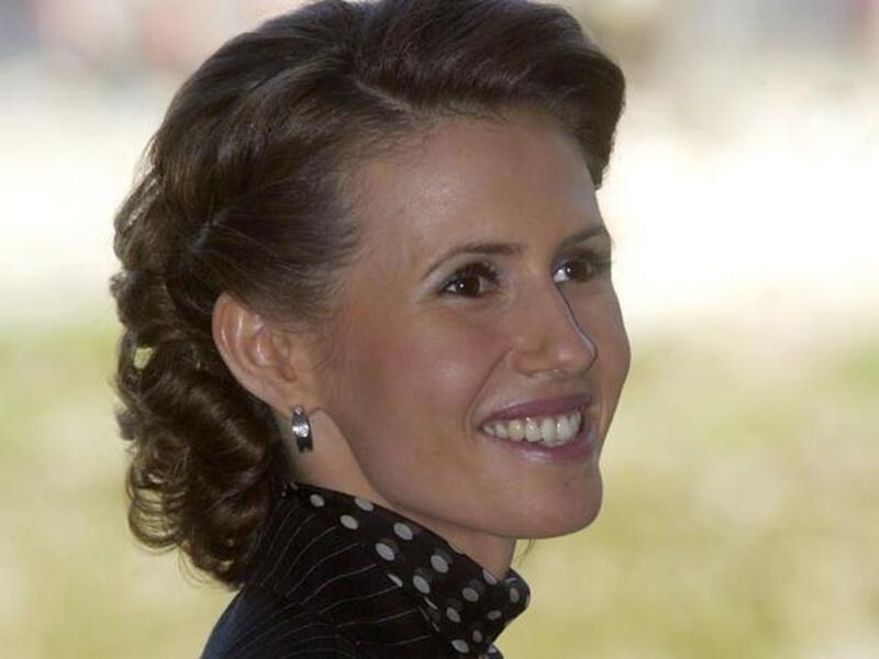 Asma al Assad in a nice hairdo. 