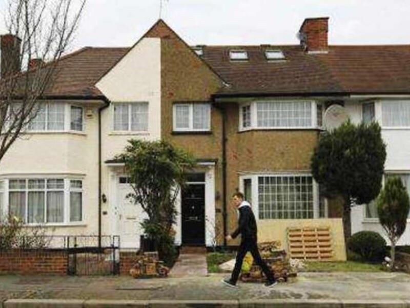 The Al Akhrass home in a London suburb. 