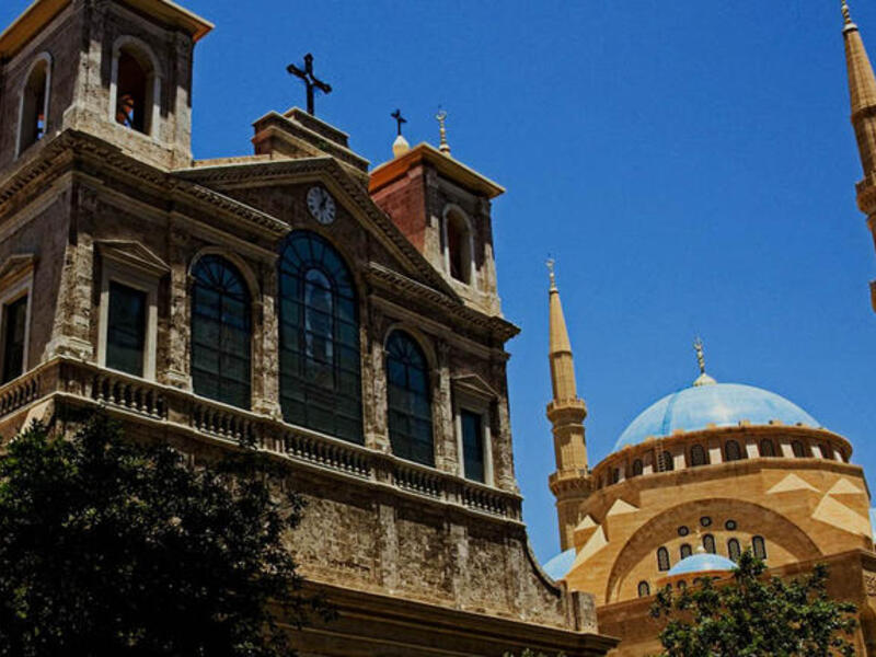 Lebanon tolerates variety- with its churches side by side with Mosques