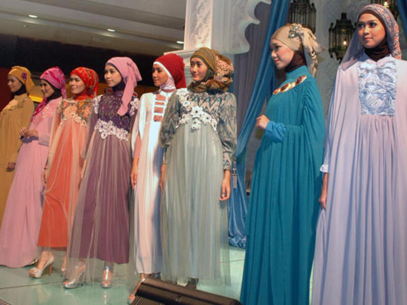 Muslim beauty pageant in Indonesia 