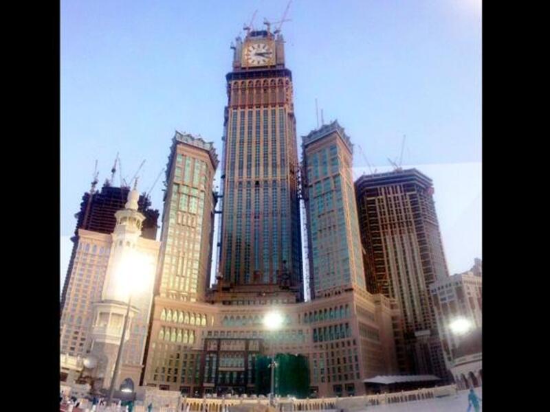 Bigger and better: Mecca already boasts its share in fancy international hotels. It could have 80,000 hotel rooms by 
2015, at its building rate. "The Mecca Clock Royal Tower Hotel", with more than 800 rooms, lies in what will soon be the world’s
 second-tallest building, housing the world’s biggest clock. Remind you of Dubai?
