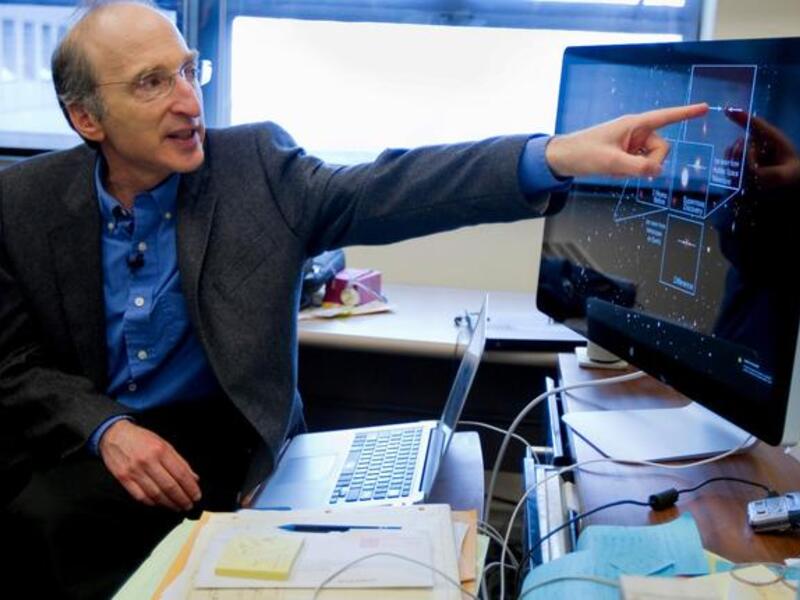 Cool Laureate: American Saul Perlmutter, one of three to earn the Physics Prize, with co-patriot Adam Reiss, & Australian Brian Schmidt, was commended for discovering “the accelerated expansion of the universe through observations
of distant supernovae". Their research calculated that the universe would expand til a state called 'Big Freeze'.