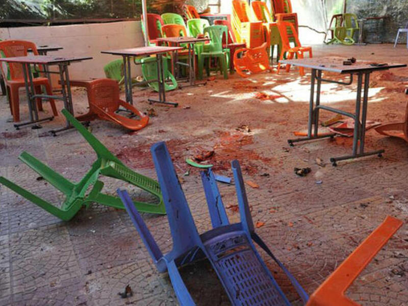 syria civilian attack damascus university 