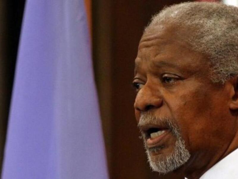 Kofi Annan talking up peace for Syria for tipping point