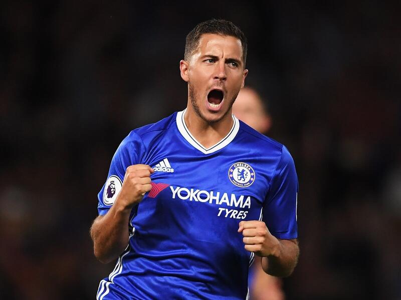 لاعب الوسط المهاجم البلجيكي إيدين هازارد: جرى التعاقد معه عام 2012 مقابل 32 مليون جنيه من ليل، قاد البلوز للفوز بلقب الدوري الإنجليزي الممتاز مرتين خلال آخر 3 مواسم، وما زال ينتظره الكثير إذا ما استمر على نفس المنوال.