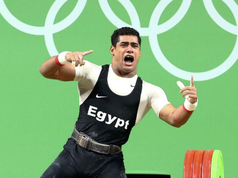 الرباع المصري محمد إيهاب: برونزية وزن 77 كيلوغرام.