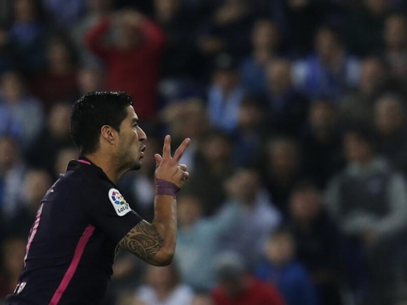 المركز الرابع: المهاجم الأوروغوياني لويس سواريز (برشلونة) بتقييم 92