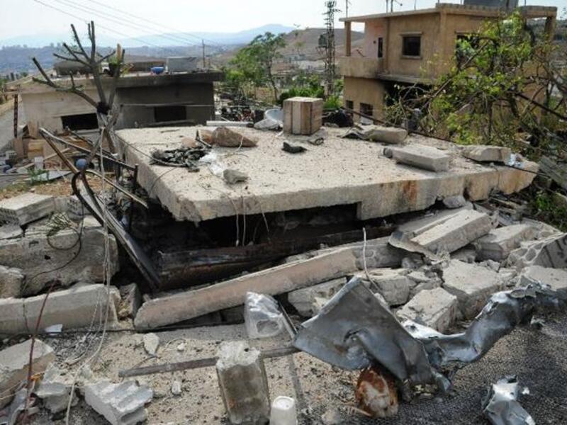 Israel carried out a pre-dawn air strike near Damascus on May 5, targeting Iranian missiles destined for Lebanon's Hezbollah. (AFP PHOTO / SANA /HO)