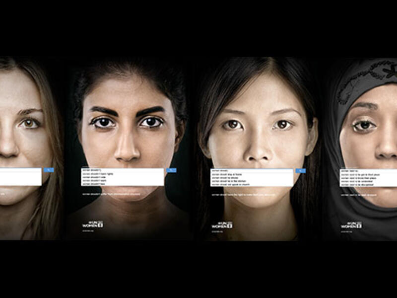 UN Women ad campaign uses Google to highlight global gender inequality. [unwomen.org]