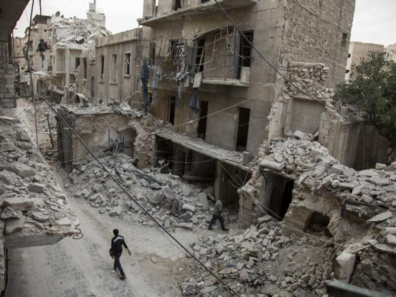 The rubble of Aleppo, May 2016 (AFP)