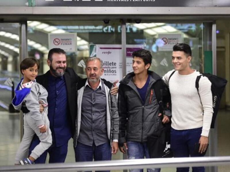 From meeting Real Madrid footballers to being accused of being part of al-Qaeda, Osama Abdul Mohsen has seen a lot this week. (AFP/FIle)