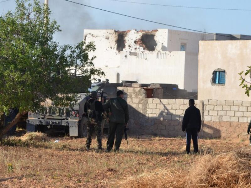 Tunisian special forces in Ben Geurdane, near the Libyan border. (AFP/File)