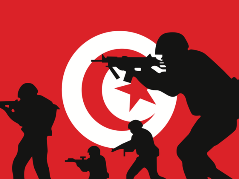 But Tunisia's democratic election last year and a surging stock market are a contrast with the bloody turmoil in neighbouring Libya and Egypt