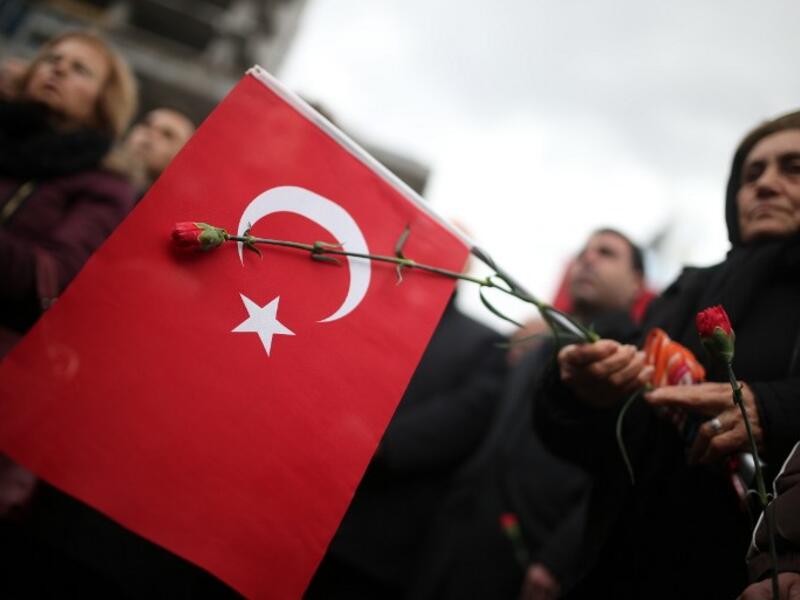 Head of the Nationalist Movement Party Devlet Bahceli described Erdogan’s proposal on naturalizing refugees as “irresponsible” and a threat to “social peace.” (AFP)