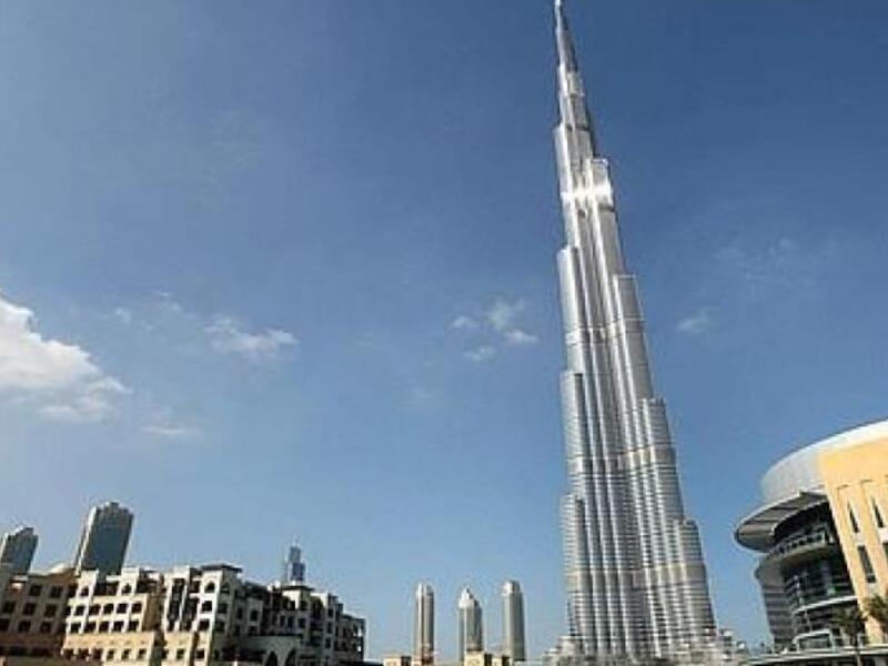 Burj Khalifa stands at 823 metres, was named in honour of the ruler of Abu Dhabi and president of the United Arab Emirates Khalifa bin Zayed Al Nahyan. [AFP]
