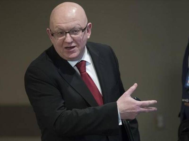 Russian Ambassador to the United Nations Vassily Nebenzia  (AFP/File Photo)	