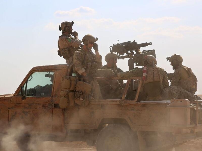 US special forces near Raqqa, Syria (AFP/Delil Souleiman)
