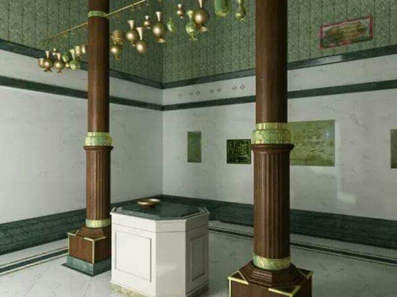 Hajj 2018, Inside the holy Kaaba. (Twitter)