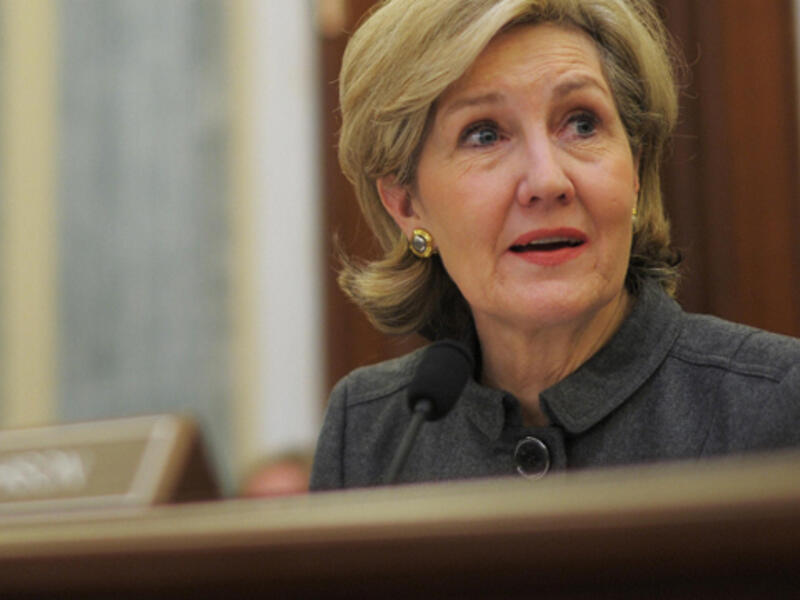 Kay Bailey Hutchison, US ambassador to NATO, accused Syrian President Bashar al-Assad of “genocide” after suspected chemical attack in Damascus. (AFP/ File Photo) 