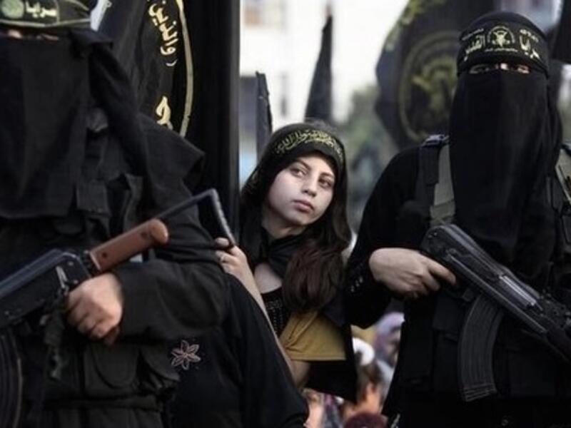 Al-Quds Brigades Female Fighters (jihadintel.meforum)