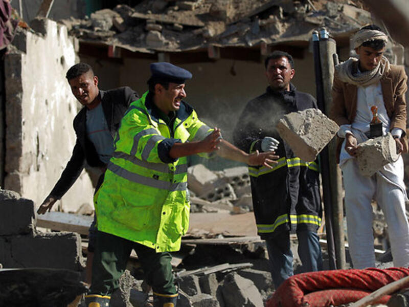 Both Houthis' use of rockets and Saudi's months-long bombing campaign play a role in a death toll that's not slowing down in Yemen. (AFP/File)
