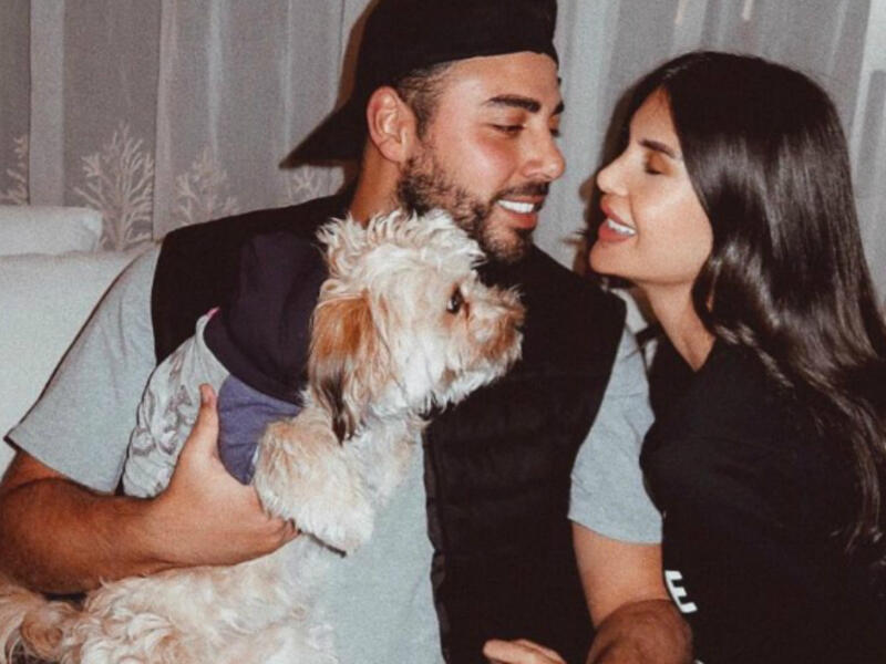 The latest addition to their family, the cutest little puppy.