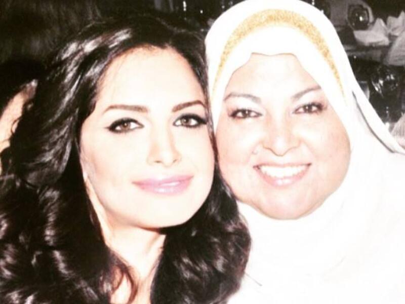 Is there any resemblance? Amal Maher with her mama on Mother's Day! (Image: Facebook)