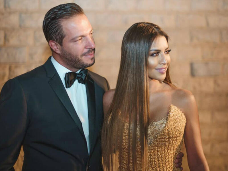 Algerian Amel Bouchoucha and her Lebanese husband Waleed Awada