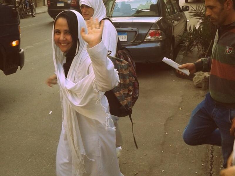 Aya Hijazi and her husband have spent 900 days in Egyptian prison without trial. (Twitter) 
