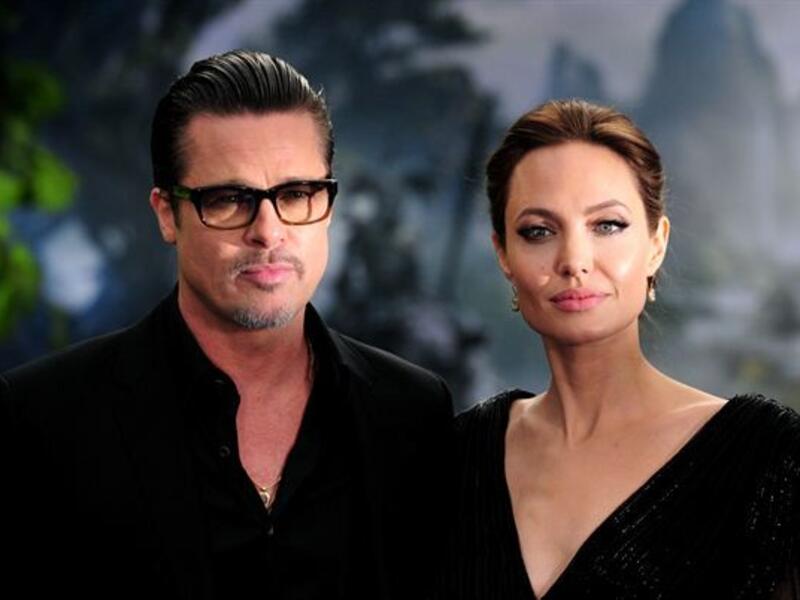 Brad Pitt and Angelina Jolie (AFP/Carl Court)