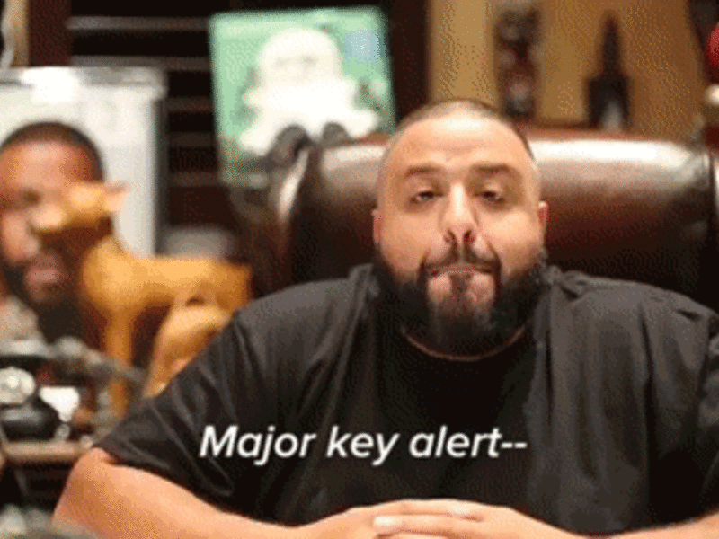 It's all about keys and major alerts with DJ Khaled. (Scoop Empire)