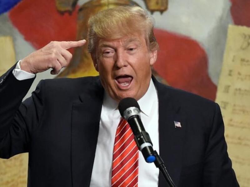 Social media users are ridiculing the presidential candidate by suggesting things he might blame on Islam. (AFP/File)