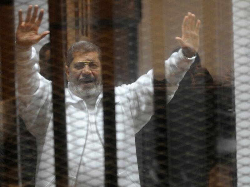 A final sentencing for espionage charges faced by ousted Egyptian President and Brotherhood member, Mohamed Morsi, is scheduled for May 16. (AFP/File)