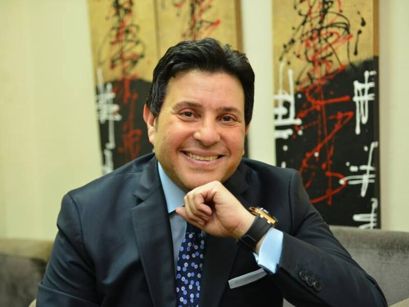 There's a new chairman of the Musicians' Syndicate in Egypt: Singer Hani Shaker! (Facebook)