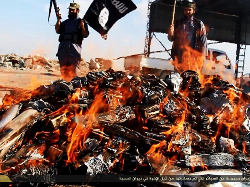 isis alcohol fire