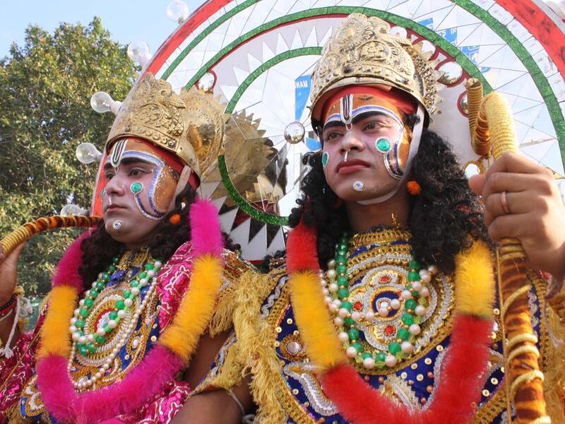 Rama: The name of a Hindu god, Saudi Arabia says it contradicts the values of Islam and is not an acceptable name for someone born in the kingdom. Rama is most strongly associated as the seventh reincarnation of Vishnu. (AFP/Narinder Nanu)